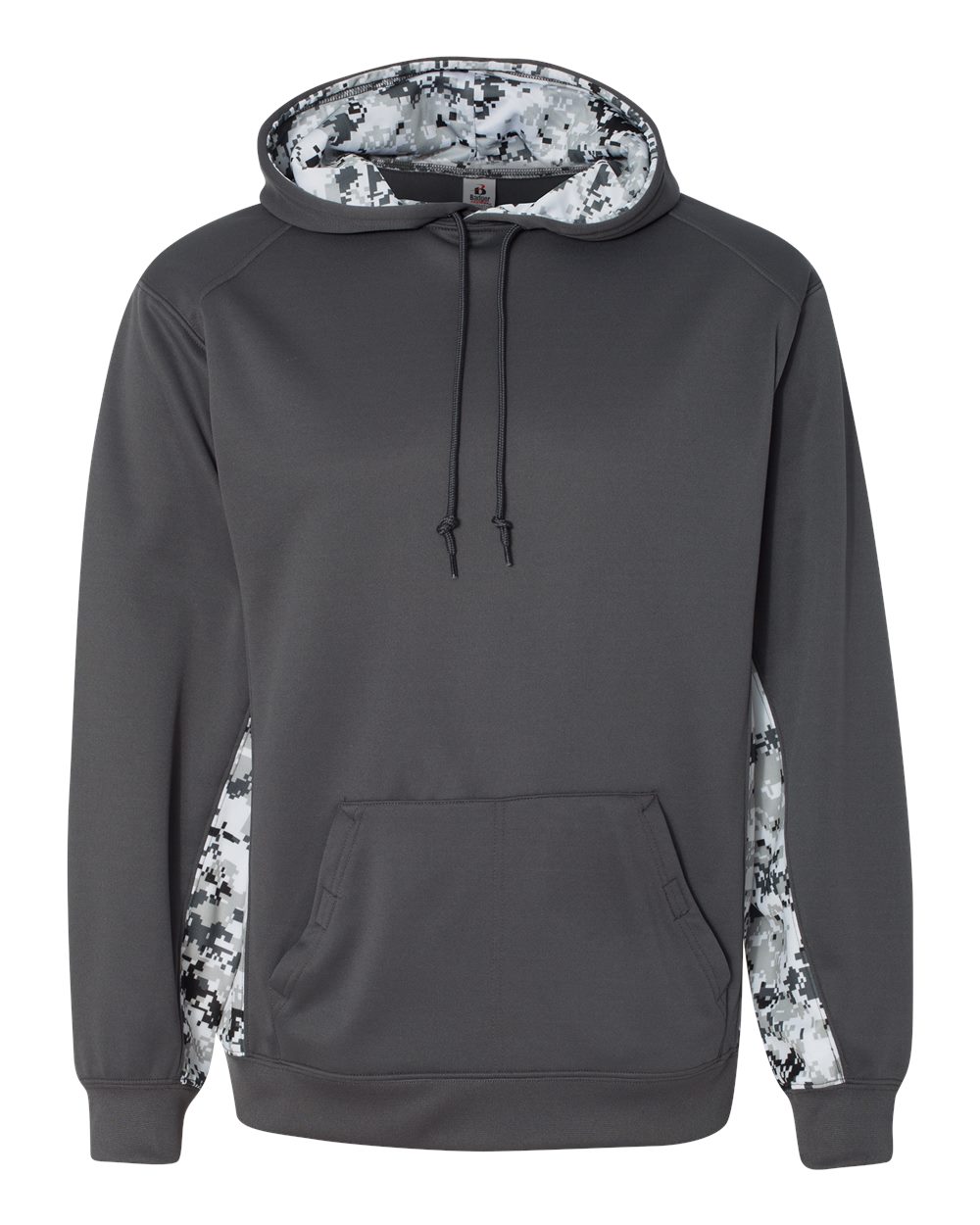 Мужская флисовая толстовка с капюшоном Digital Camo Colorblock Performance Badger, цвет graphite/ white
Мужская флисовая толстовка с капюшоном Digital Camo Colorblock Performance Badger, цвет graphite/ white