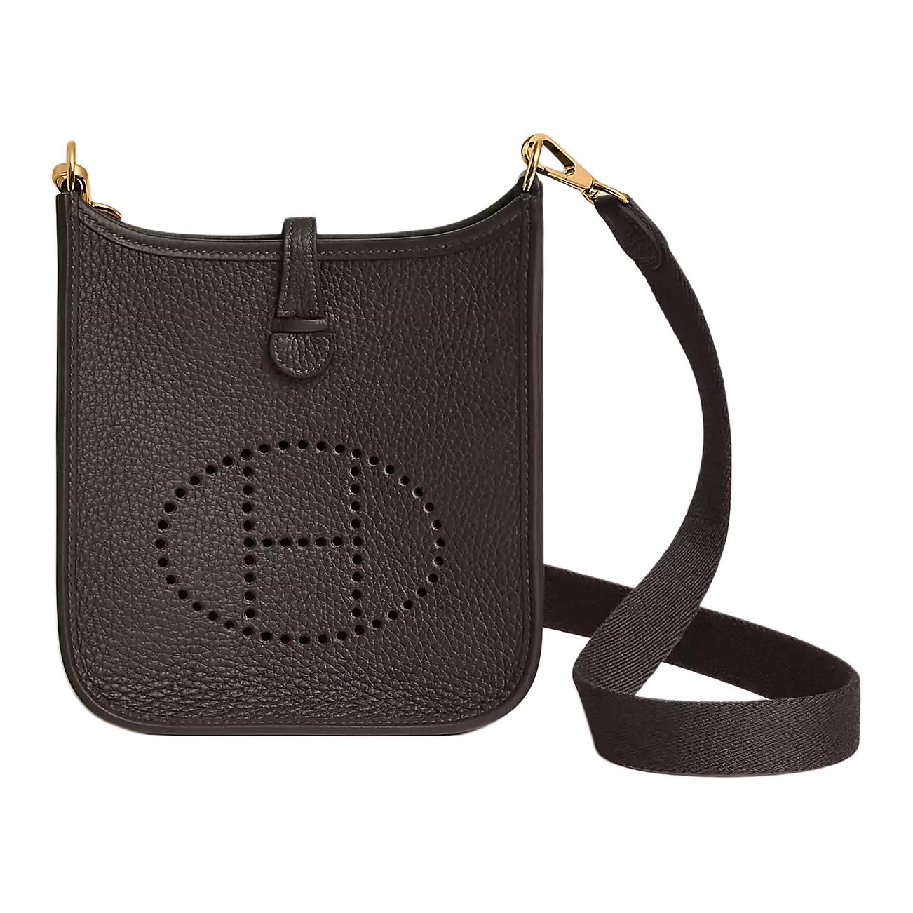 Hermes Женская кожаная сумка через плечо Evelyne Clemence, темно-коричневая
Hermes Женская кожаная сумка через плечо Evelyne Clemence, темно-коричневая