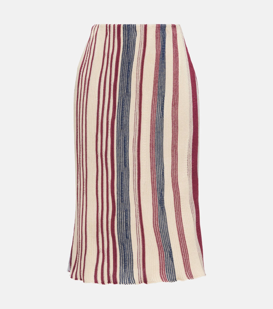 Полосатая миди-юбка из льна и хлопка Bottega Veneta, String/Merlot
Полосатая миди-юбка из льна и хлопка Bottega Veneta, String/Merlot