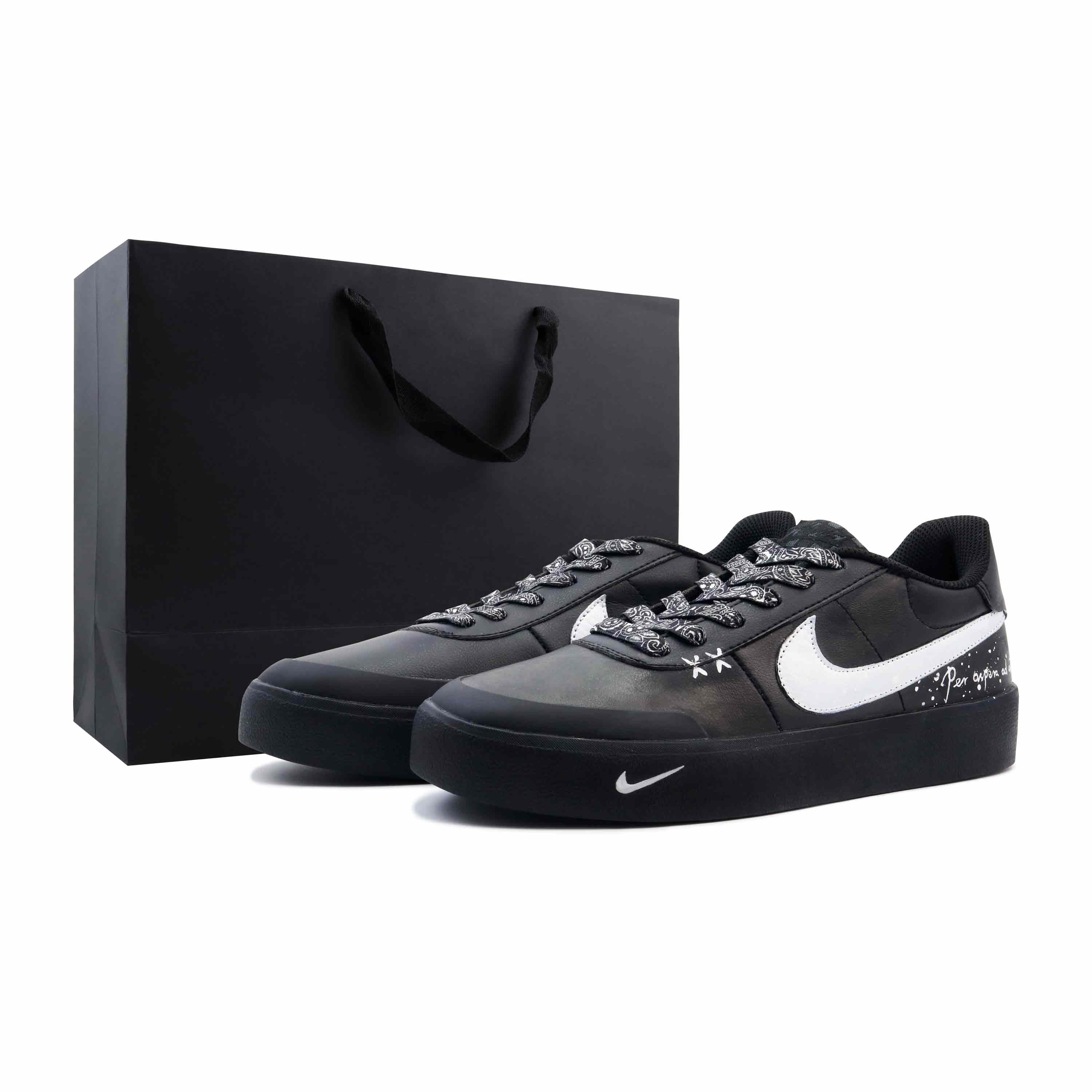 Nike Кроссовки для скейтбординга Court Shot Night Star, износостойкие, дышащие, низкие, мужские, черно-белые
Nike Кроссовки для скейтбординга Court Shot Night Star, износостойкие, дышащие, низкие, мужские, черно-белые