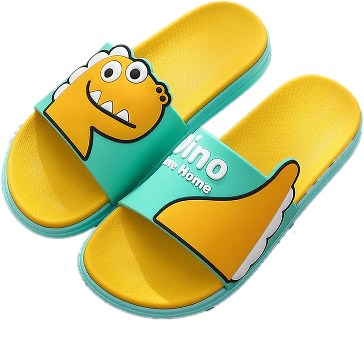Тапочки Aoakva Kawaii с милым мультяшным динозавром, кломпы для девочек и женщин, летние шлепанцы для душа, нескользящие пляжные обувь из мягкого ПВХ, зеленый/желтый
Тапочки Aoakva Kawaii с милым мультяшным динозавром, кломпы для девочек и женщин, летние шлепанцы для душа, нескользящие пляжные обувь из мягкого ПВХ, зеленый/желтый