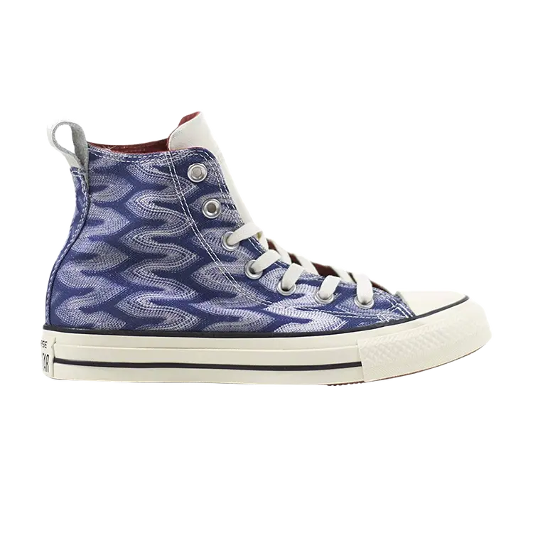 Кроссовки Converse Missoni x Chuck Taylor All Star Hi 'Egret', синий 
Кроссовки Converse Missoni x Chuck Taylor All Star Hi 'Egret', синий