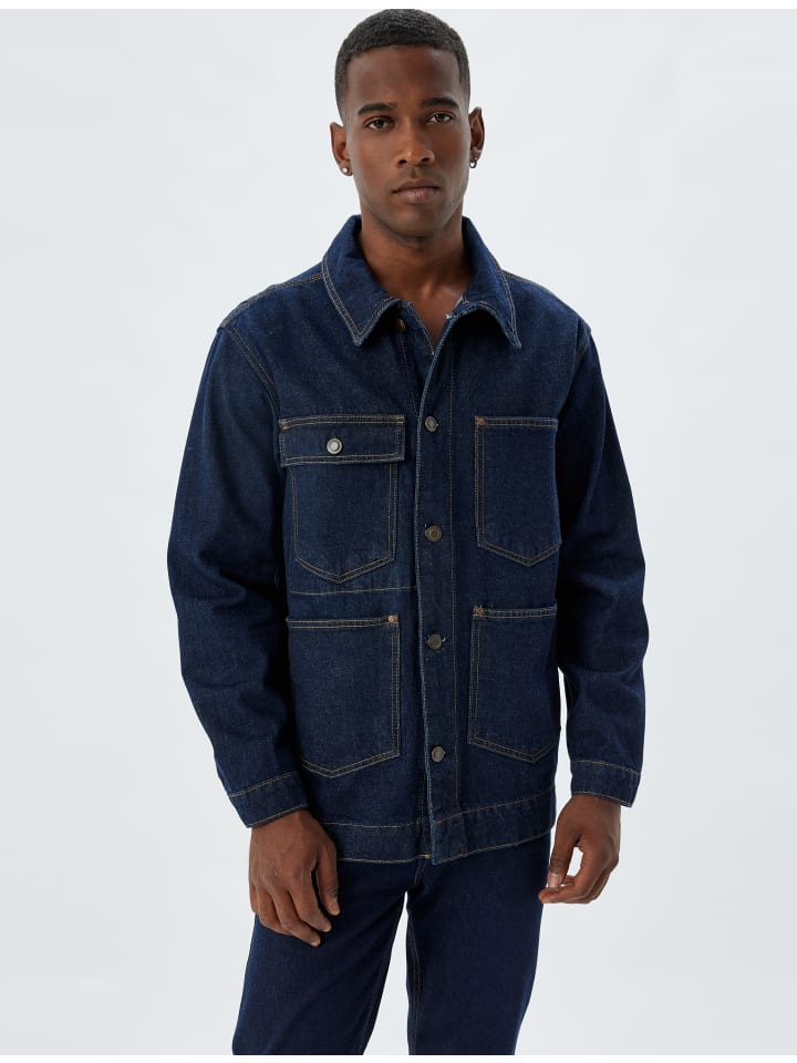 Джинсовая куртка KOTON, цвет dunkles indigo, Фиолетовый, Джинсовая куртка KOTON, цвет dunkles indigo 
Джинсовая куртка KOTON, цвет dunkles indigo, Фиолетовый, Джинсовая куртка KOTON, цвет dunkles indigo