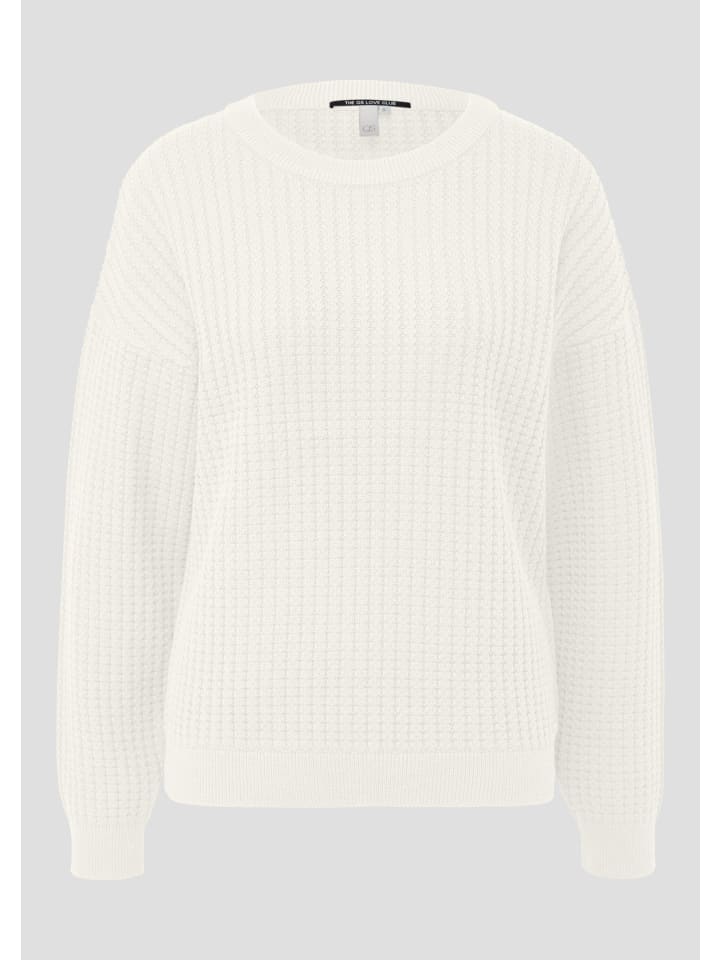 Вязаный свитер в цвете 0200_ecru QS
Вязаный свитер в цвете 0200_ecru QS