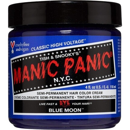 Краска для волос Blue Moon Classic Высокое напряжение 118мл, Manic Panic
Краска для волос Blue Moon Classic Высокое напряжение 118мл, Manic Panic