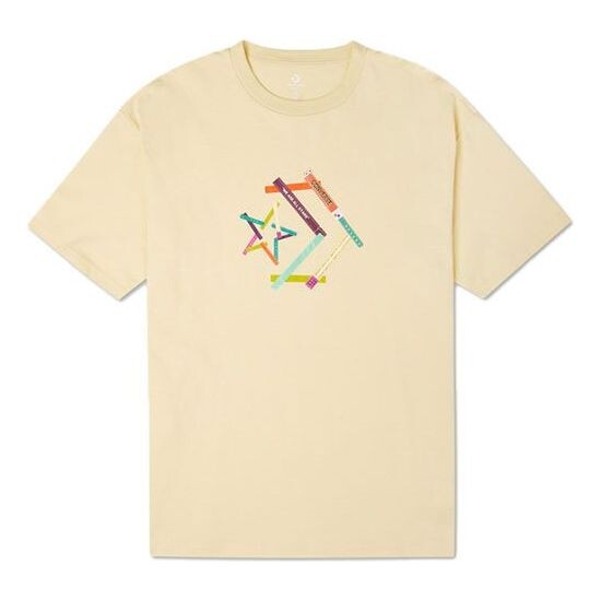 Футболка pattern printing sports round neck short sleeve light yellow t-shirt Converse, желтый
Футболка pattern printing sports round neck short sleeve light yellow t-shirt Converse, желтый