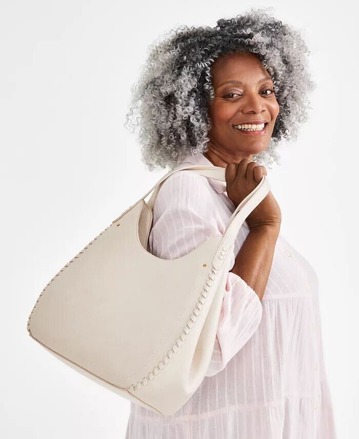 Мягкая сумка-тоут с четырьмя плакатами Whip-Stitch Style & Co, белый
Мягкая сумка-тоут с четырьмя плакатами Whip-Stitch Style & Co, белый