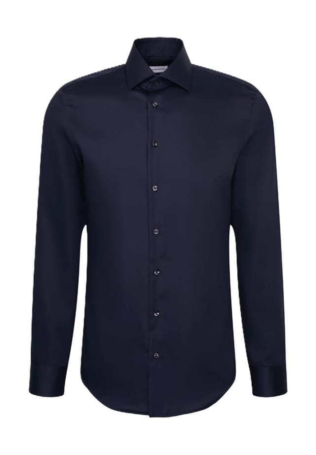 Рубашка делового покроя с длинным рукавом и воротником-стойкой Seidensticker, синий
Рубашка делового покроя с длинным рукавом и воротником-стойкой Seidensticker, синий