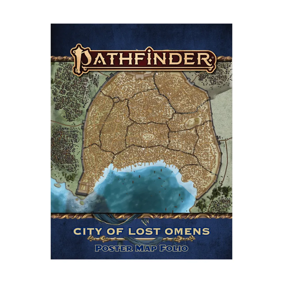 Фолио с плакатами и картами «Города утраченных предзнаменований», Pathfinder Roleplaying Game (2nd Edition) - Lost Omens
Фолио с плакатами и картами «Города утраченных предзнаменований», Pathfinder Roleplaying Game (2nd Edition) - Lost Omens