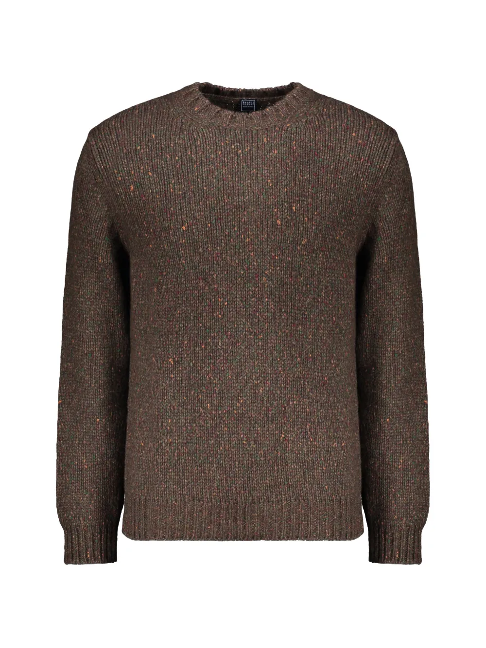 Лонгслив с круглым вырезом Fedeli, коричневый
Лонгслив с круглым вырезом Fedeli, коричневый