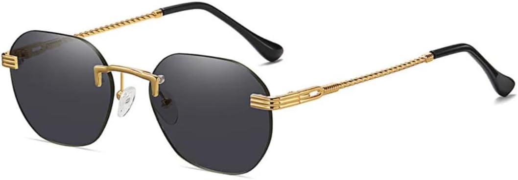 Винтажные металлические круглые многоугольные солнцезащитные очки для женщин, модные без оправы, градиентные очки для мужчин, овальные разноцветные очки с защитой от УФ-излучения UV400 UUPTTPL, Gray
Винтажные металлические круглые многоугольные солнцезащитные очки для женщин, модные без оправы, градиентные очки для мужчин, овальные разноцветные очки с защитой от УФ-излучения UV400 UUPTTPL, Gray