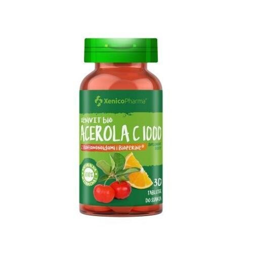 XeniVIT био Ацерола C1000, 30 пастилок Xenico Pharma
XeniVIT био Ацерола C1000, 30 пастилок Xenico Pharma
