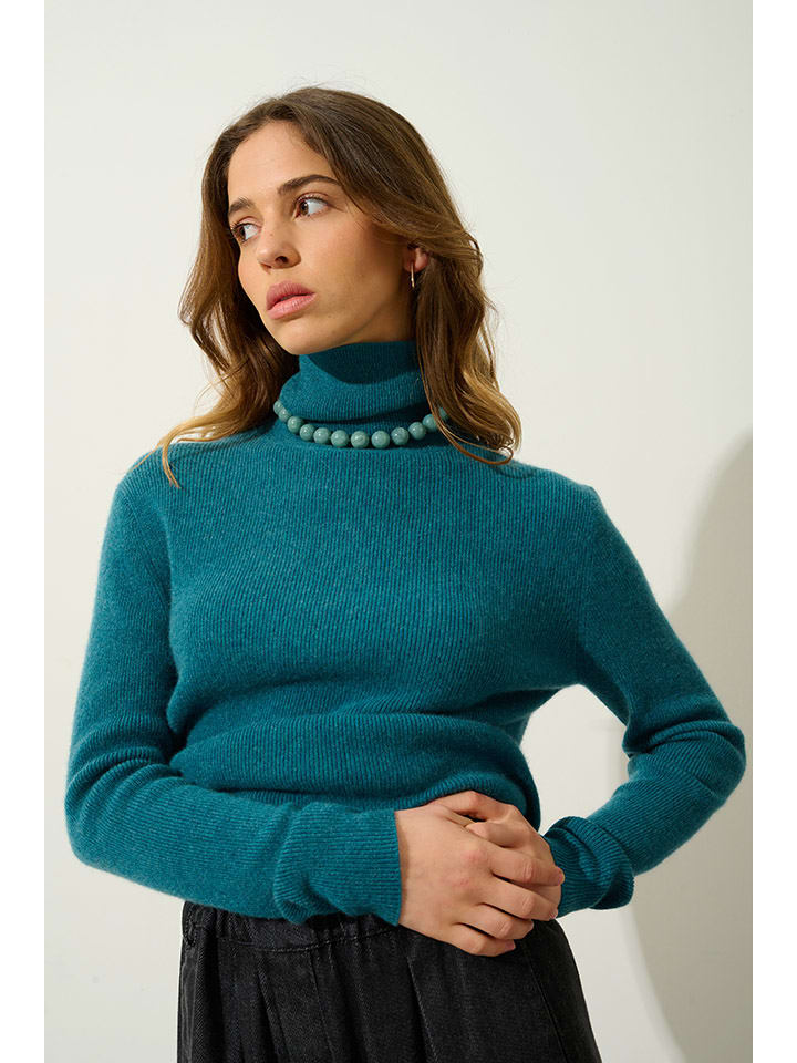 Кашемировый свитер с высоким воротом Сьюзи синего цвета AUTHENTIC CASHMERE
Кашемировый свитер с высоким воротом Сьюзи синего цвета AUTHENTIC CASHMERE