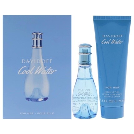 Cool Water 1 унция Edt Spray 2,5 унции лосьона для тела для женщин, Davidoff
Cool Water 1 унция Edt Spray 2,5 унции лосьона для тела для женщин, Davidoff