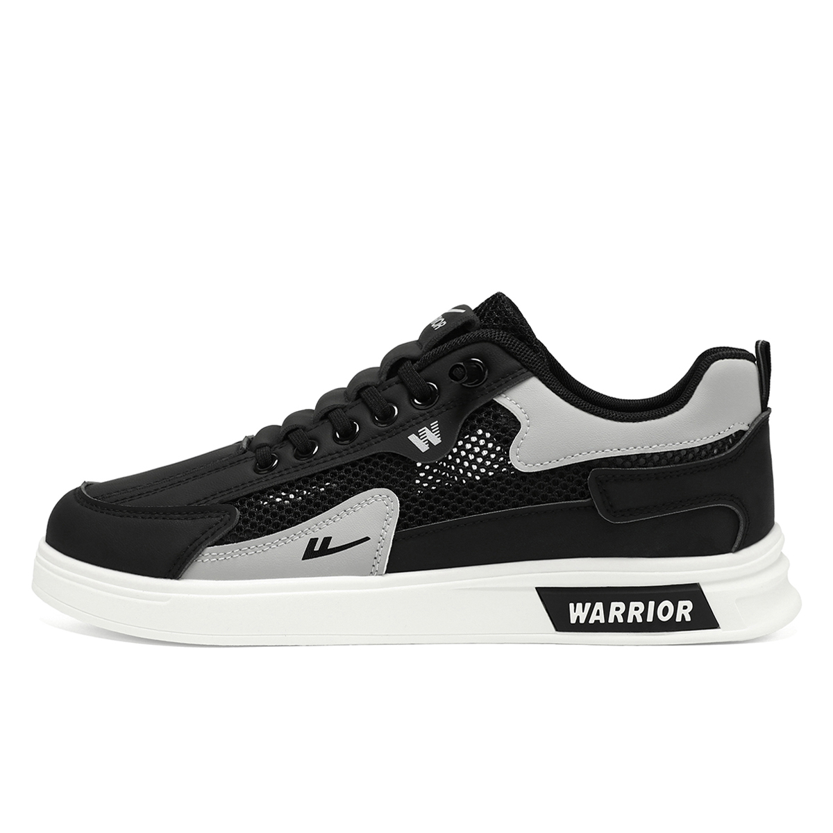 WARRIOR Прочные дышащие скейтерские кроссовки мужские черно-серые сетчатые, цвет Black Gray (Mesh)
WARRIOR Прочные дышащие скейтерские кроссовки мужские черно-серые сетчатые, цвет Black Gray (Mesh)