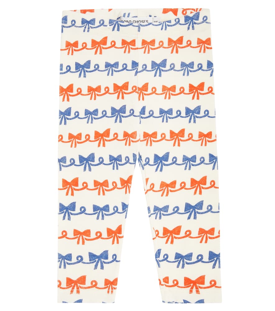 Детские легинсы из хлопкового джерси с бантом из ленты Bobo Choses, Offwhite
Детские легинсы из хлопкового джерси с бантом из ленты Bobo Choses, Offwhite