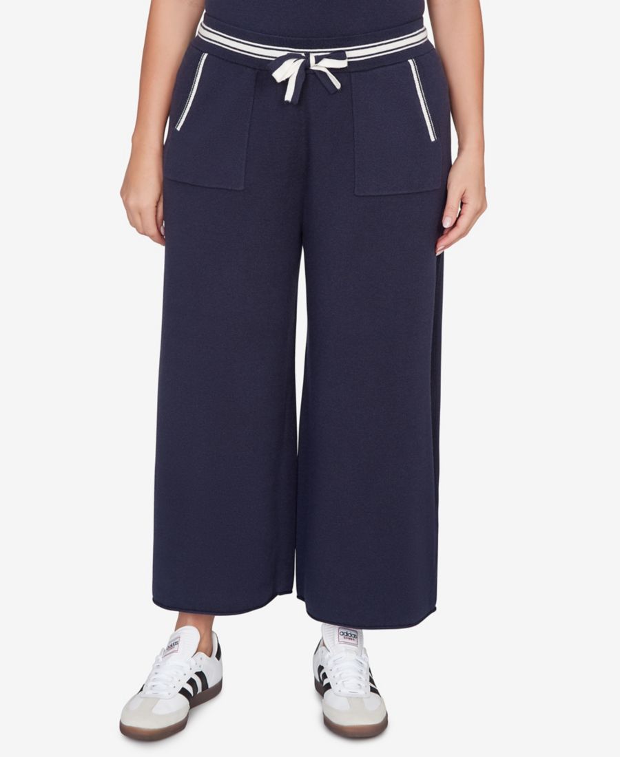 Укороченные домашние брюки больших размеров с широкими штанинами Ruby Rd, Navy
Укороченные домашние брюки больших размеров с широкими штанинами Ruby Rd, Navy