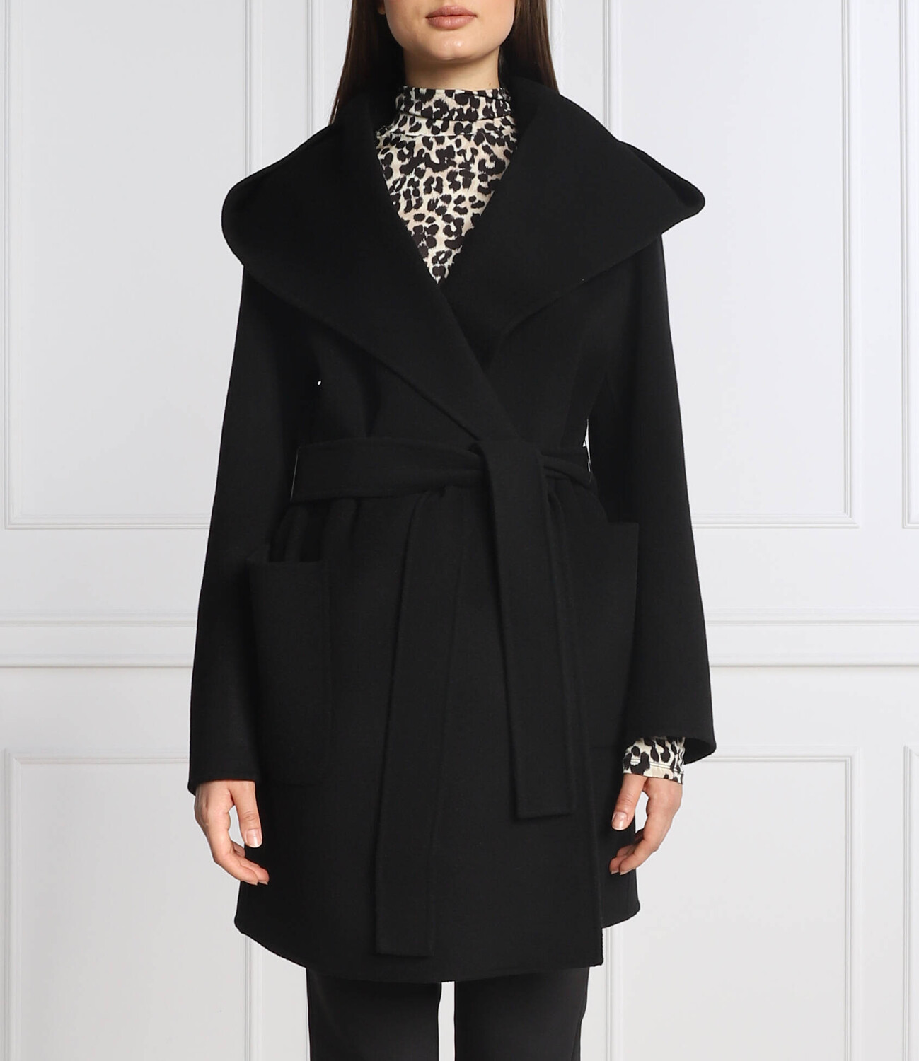 Шерстяное пальто Marella juanita, черный
Шерстяное пальто Marella juanita, черный