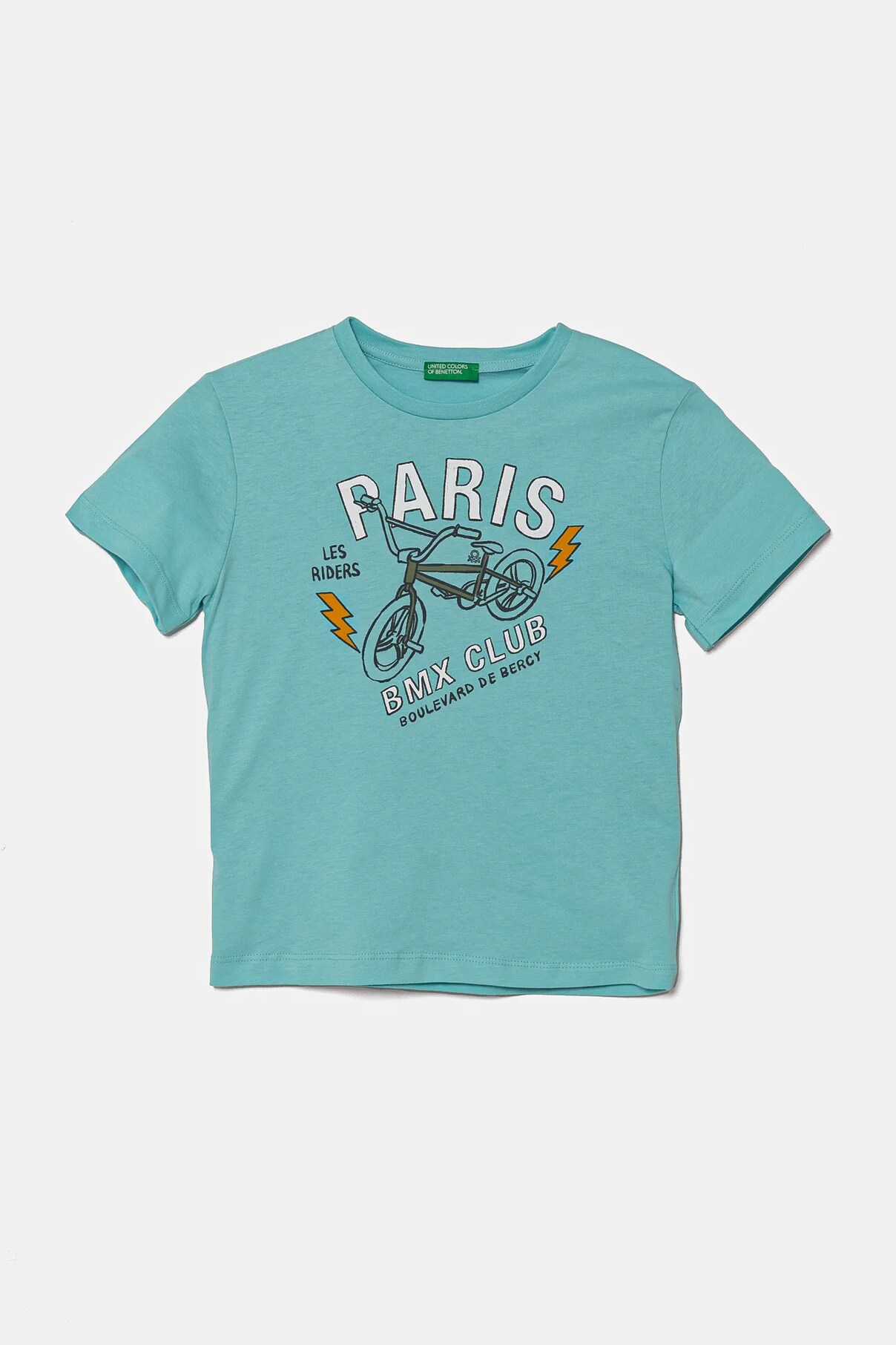 Футболка из хлопка для детей United Colors Of Benetton, бирюзовый
Футболка из хлопка для детей United Colors Of Benetton, бирюзовый