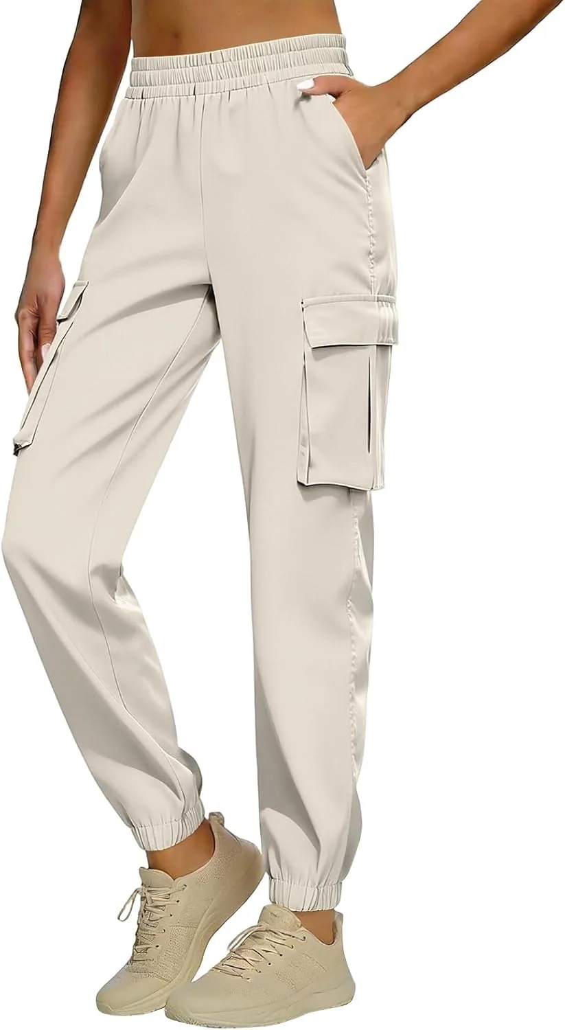 Женские повседневные карго-джоггеры с эластичным поясом и карманами lopmou
Женские повседневные карго-джоггеры с эластичным поясом и карманами lopmou