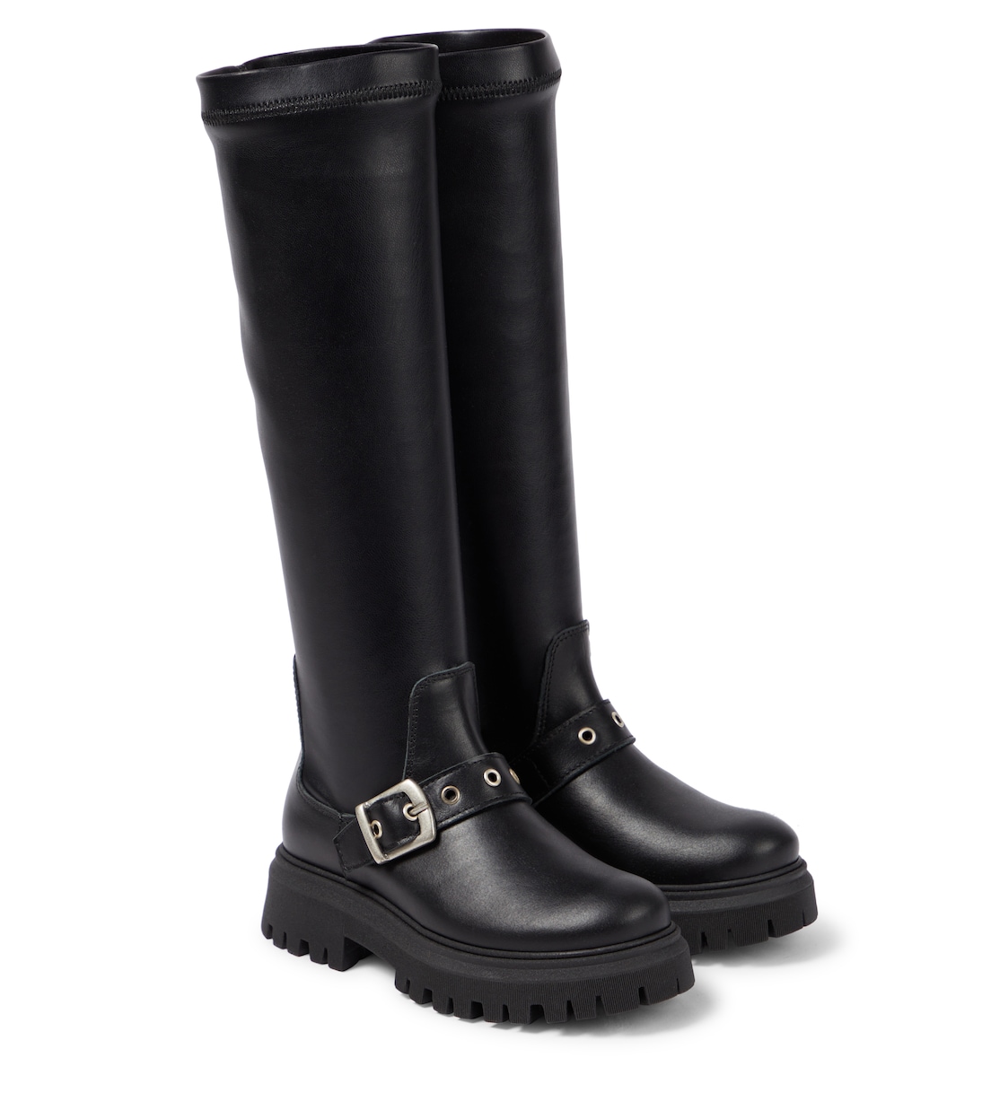 Кожаные сапоги до колена Monnalisa, Nero
Кожаные сапоги до колена Monnalisa, Nero