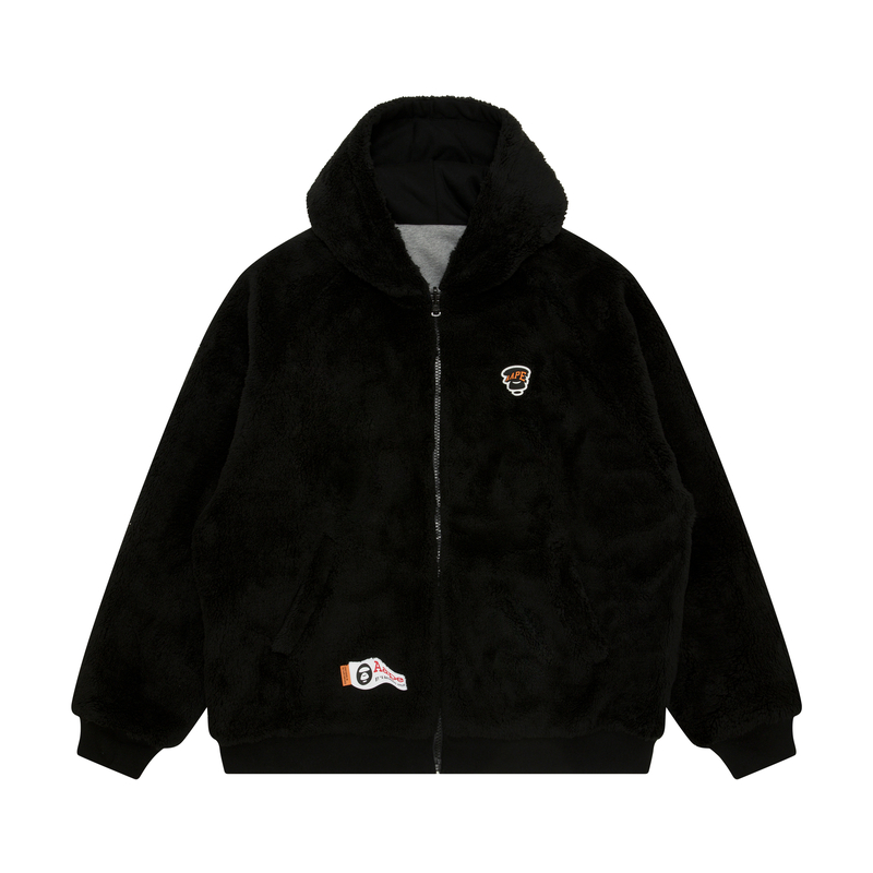 Bathing APE Флисовая реверсивная толстовка с капюшоном Aape, черный
Bathing APE Флисовая реверсивная толстовка с капюшоном Aape, черный