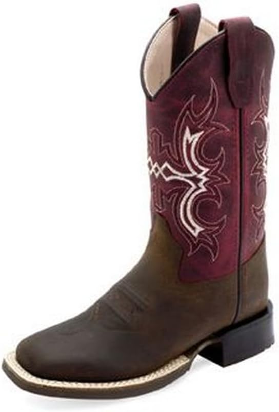 Ботинки Old West Boots унисекс для детей с широким квадратным носком, коричневый/бордовый
Ботинки Old West Boots унисекс для детей с широким квадратным носком, коричневый/бордовый