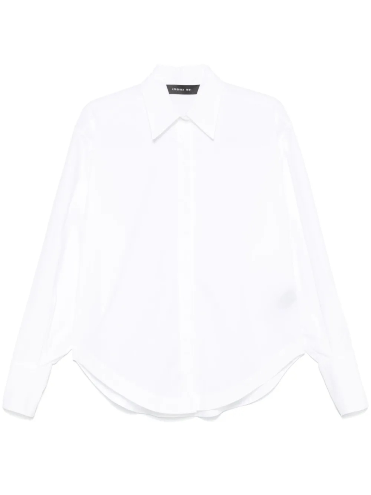 Federica Tosi поплиновая рубашка, белый
Federica Tosi поплиновая рубашка, белый