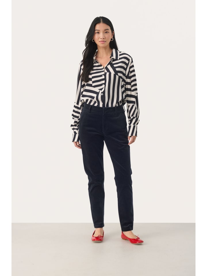 Тканевые брюки PART TWO, темно-синий
Тканевые брюки PART TWO, темно-синий