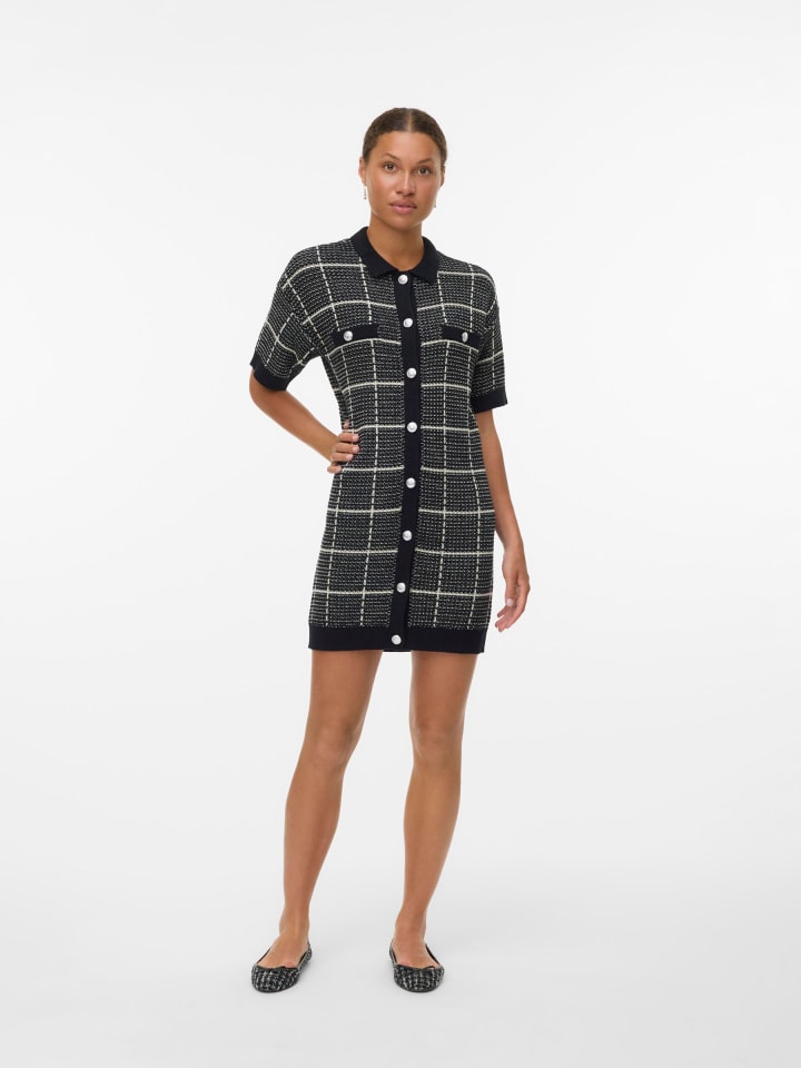 Платье до колена Vero Moda, черный 
Платье до колена Vero Moda, черный