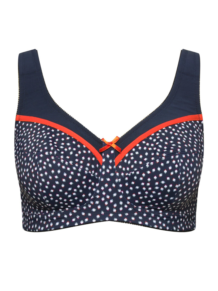 Бюстгальтер на косточках Ulla Popken Entlastungs BH, цвет nachtblau 
Бюстгальтер на косточках Ulla Popken Entlastungs BH, цвет nachtblau