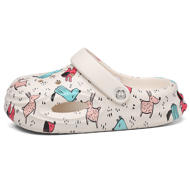 Детские сабо из ЭВА с рисунком, устойчивые к истиранию, дышащие, быстросохнущие, легкие, с амортизацией JIAFEIMAO, Puppy
Детские сабо из ЭВА с рисунком, устойчивые к истиранию, дышащие, быстросохнущие, легкие, с амортизацией JIAFEIMAO, Puppy