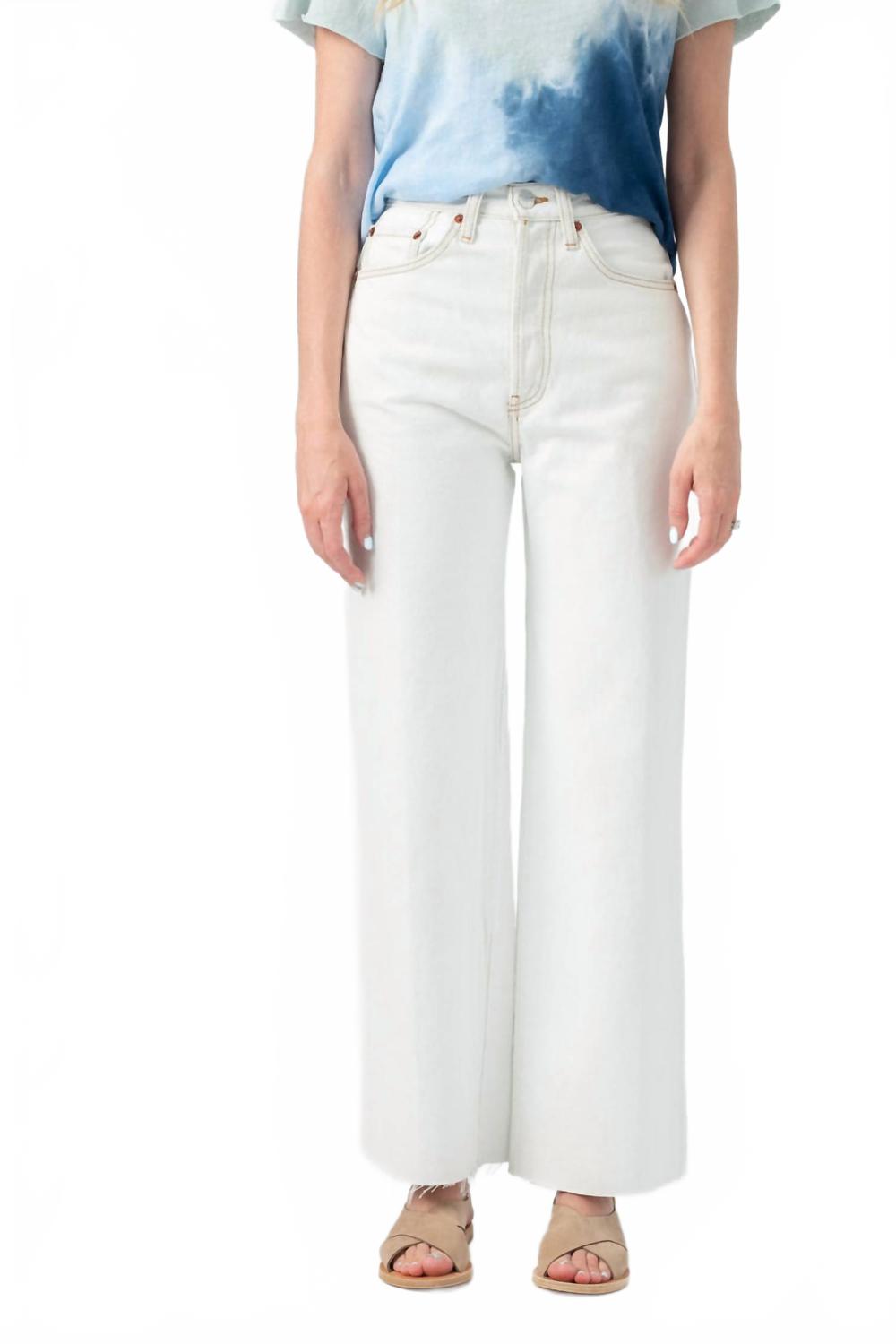 Укороченные джинсы Wide Leg в отбеленном светлом цвете Redone, Bleach Light
Укороченные джинсы Wide Leg в отбеленном светлом цвете Redone, Bleach Light