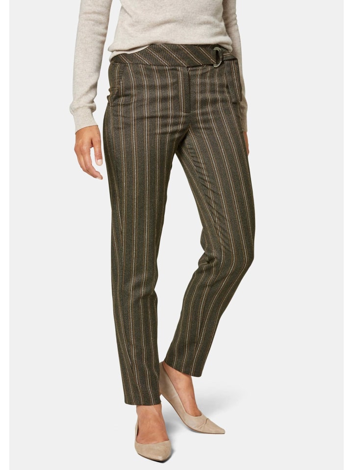 MADELEINE Узкие брюки в тонкую полоску с отглаженными краями, цвет эспрессо / многоцветный
MADELEINE Узкие брюки в тонкую полоску с отглаженными краями, цвет эспрессо / многоцветный