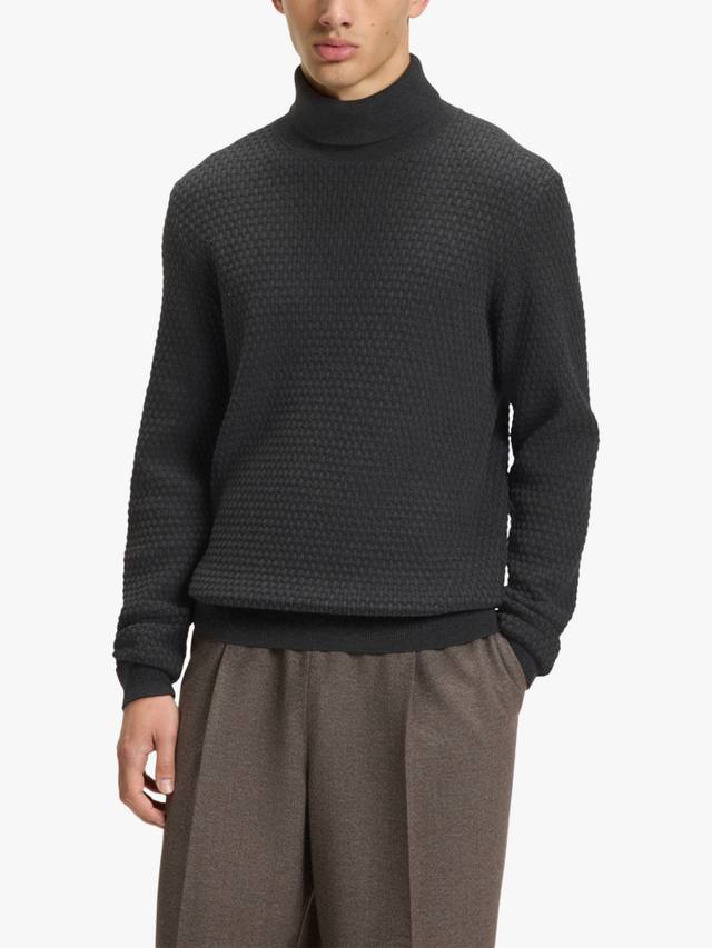 Хьюго свитер с воротником-стойкой из структурированного хлопкового трикотажа HUGO BOSS, Dark Grey
Хьюго свитер с воротником-стойкой из структурированного хлопкового трикотажа HUGO BOSS, Dark Grey