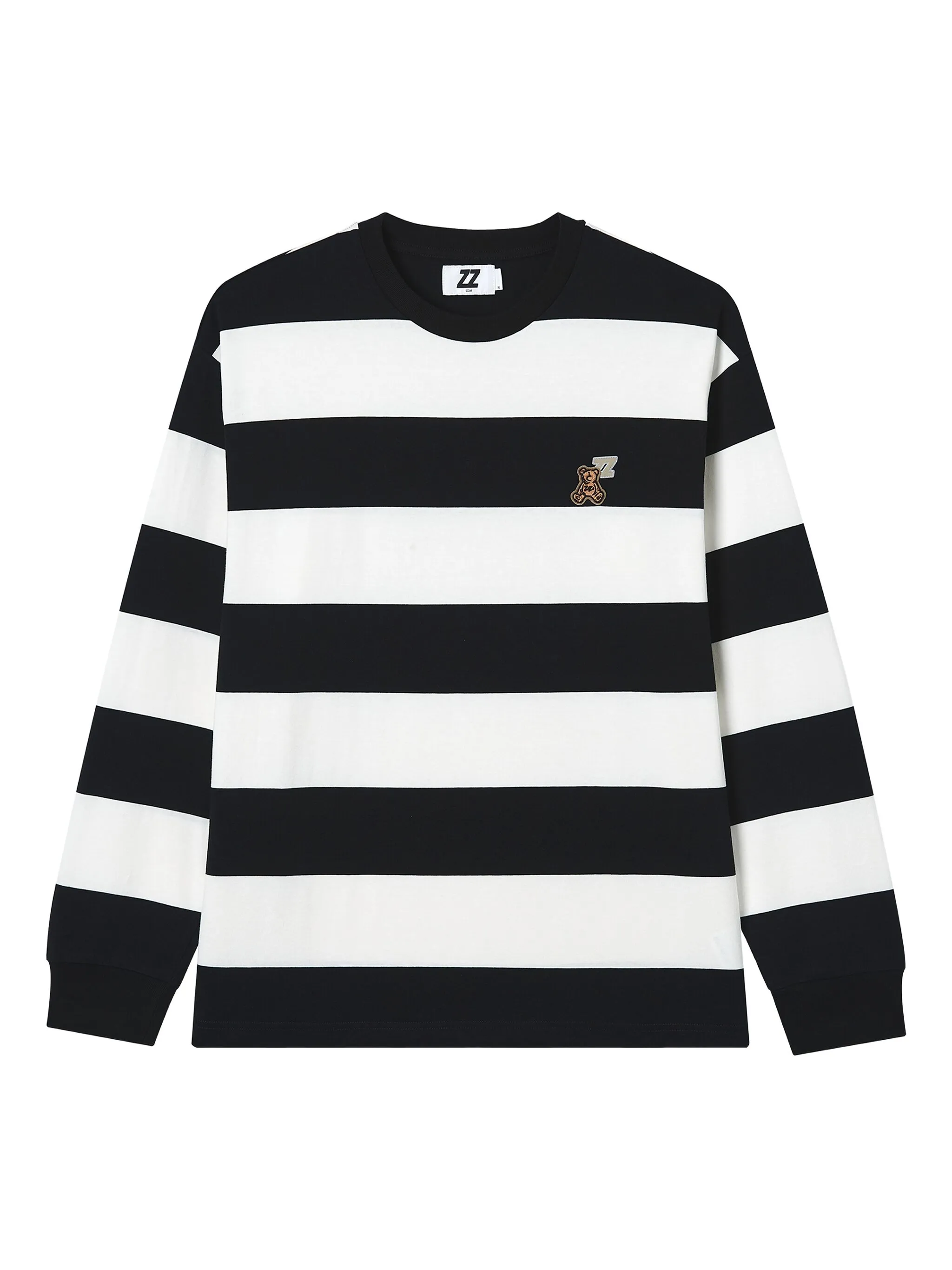 Полосатая футболка с длинными рукавами Izzue, черный
Полосатая футболка с длинными рукавами Izzue, черный