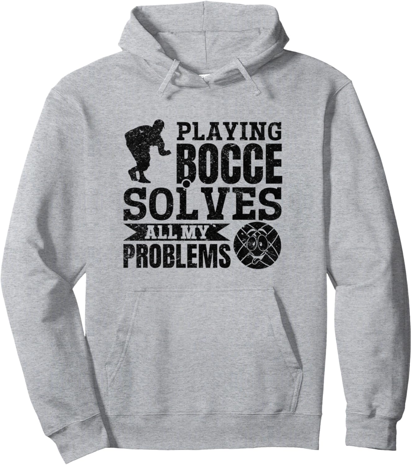 Игра в бочче решает все мои проблемы - Забавная толстовка с изображением петанка, серая, размер S Petanque Bocce Ball Player Boccia Quotes
Игра в бочче решает все мои проблемы - Забавная толстовка с изображением петанка, серая, размер S Petanque Bocce Ball Player Boccia Quotes