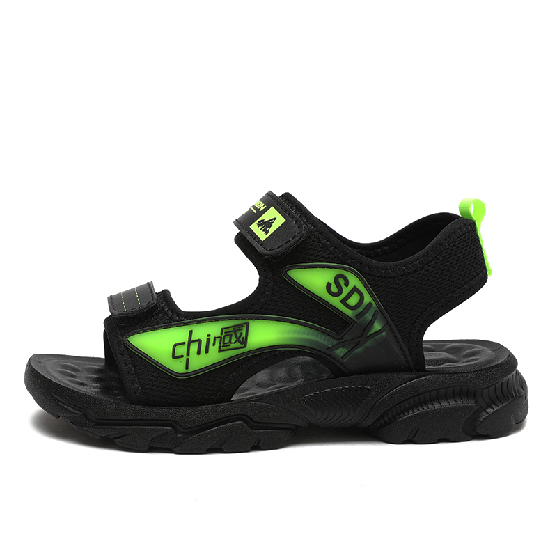 Сандалии детские с низким верхом, амортизирующие, стойкие к истиранию, дышащие, противоскользящие Marcolor, черный/зеленый
Сандалии детские с низким верхом, амортизирующие, стойкие к истиранию, дышащие, противоскользящие Marcolor, черный/зеленый