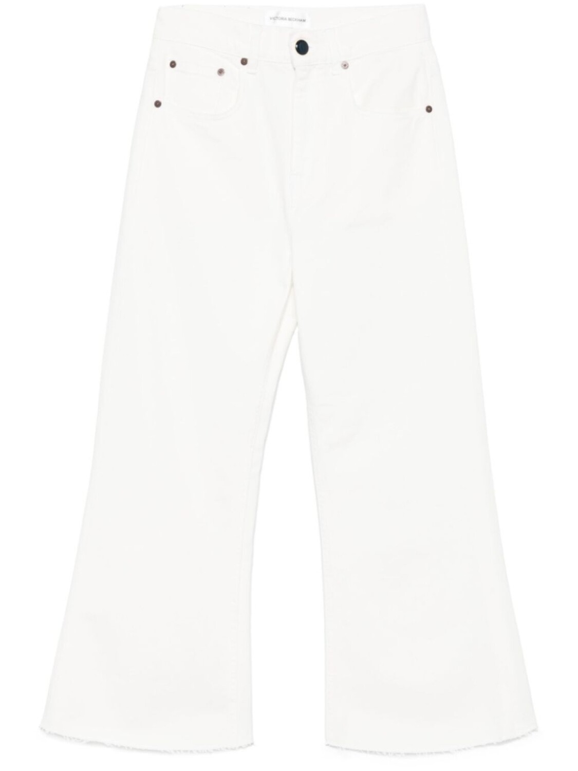 Victoria Beckham джинсы с нашивкой-логотипом, белый
Victoria Beckham джинсы с нашивкой-логотипом, белый