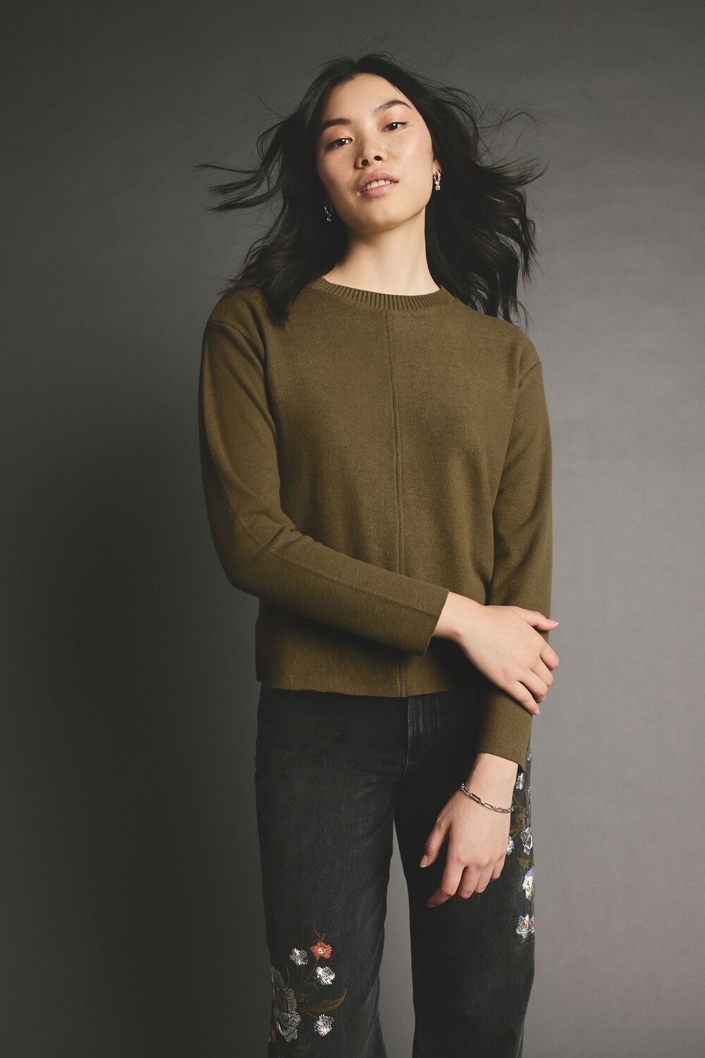 Мягкий на ощупь джемпер с отделкой в рубчик и круглым вырезом Next, зеленый
Мягкий на ощупь джемпер с отделкой в рубчик и круглым вырезом Next, зеленый