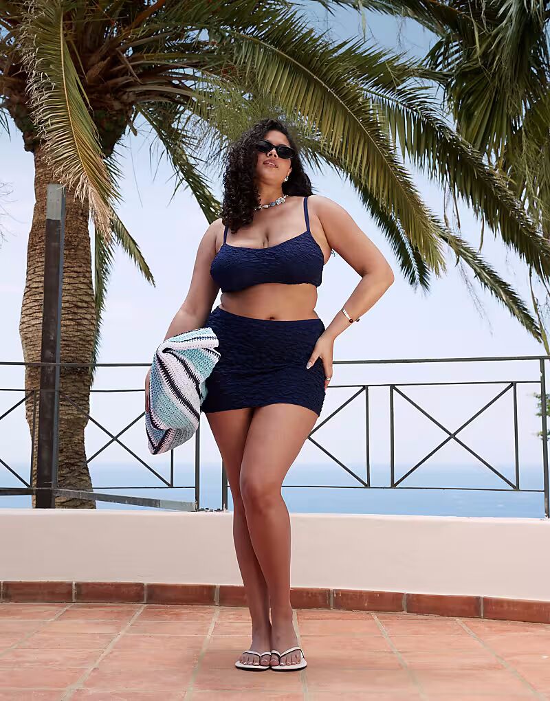 Текстурированная юбка для плавания Curve Courtney темно-синего цвета Asos Curve
Текстурированная юбка для плавания Curve Courtney темно-синего цвета Asos Curve