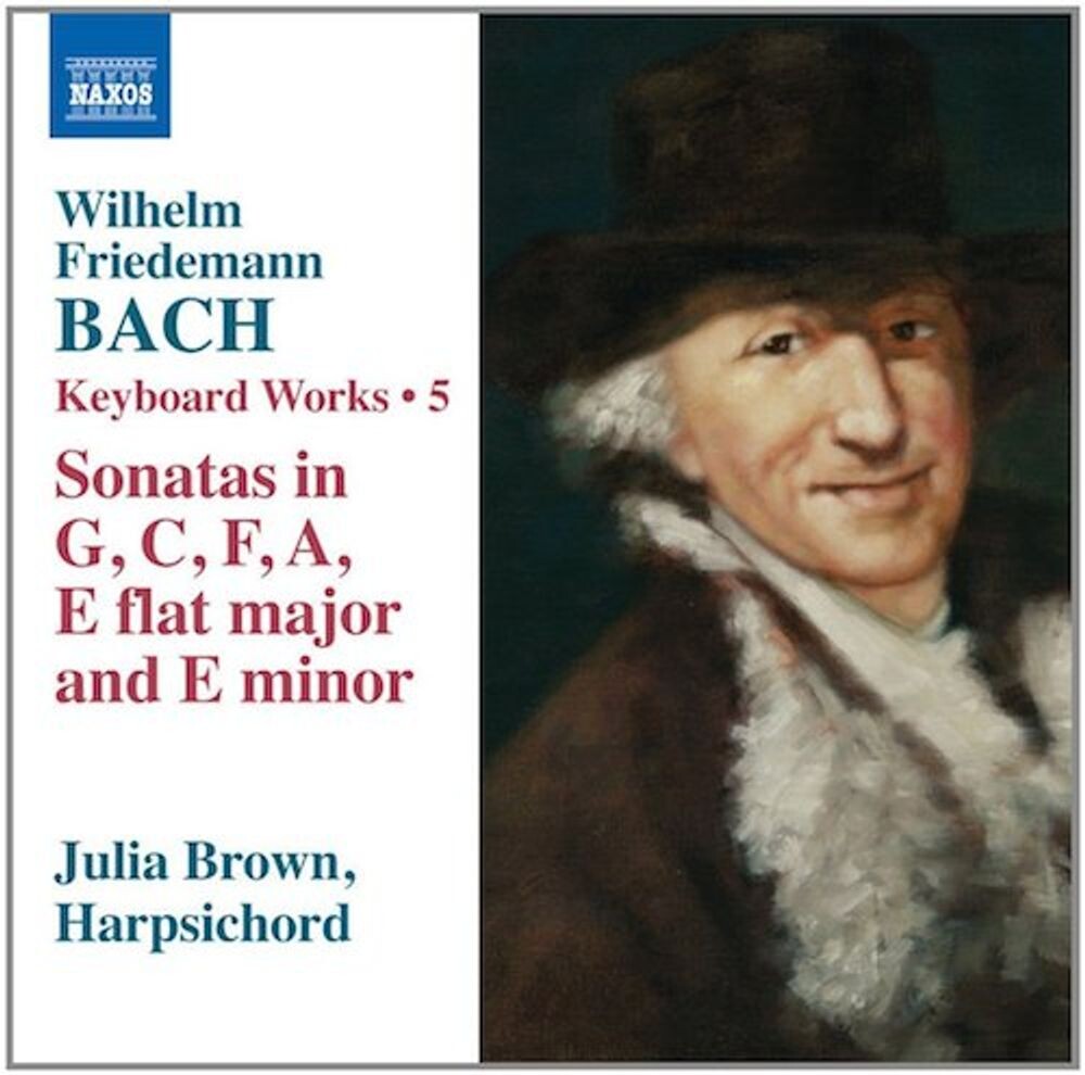 Диск CD Bach W.F.: Keyboard Works, Vol. 5 - Sonatas in G, C, F, A, E-flat major & E minor - Wilhelm Friedemann Bach, Julia Brown
Диск CD Bach W.F.: Keyboard Works, Vol. 5 - Sonatas in G, C, F, A, E-flat major & E minor - Wilhelm Friedemann Bach, Julia Brown