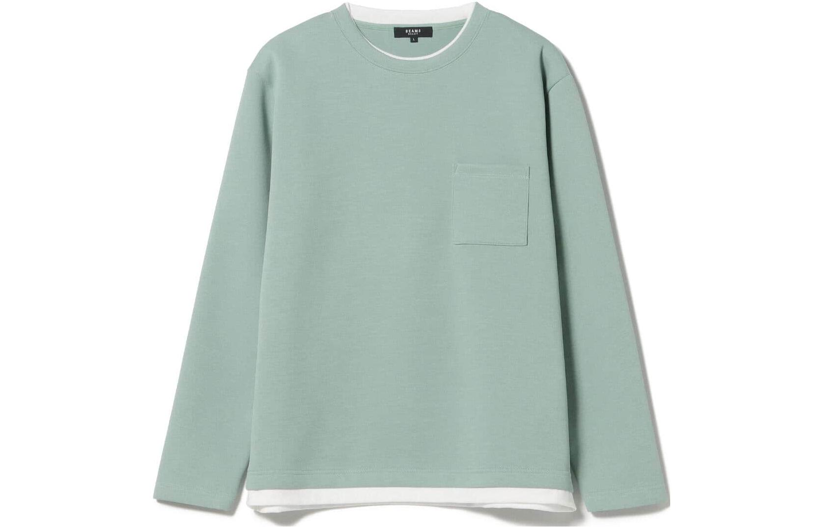 Мужские футболки с круглым вырезом, средней толщины, имитация костюма, комплект из двух частей Beams, серый зеленый
Мужские футболки с круглым вырезом, средней толщины, имитация костюма, комплект из двух частей Beams, серый зеленый