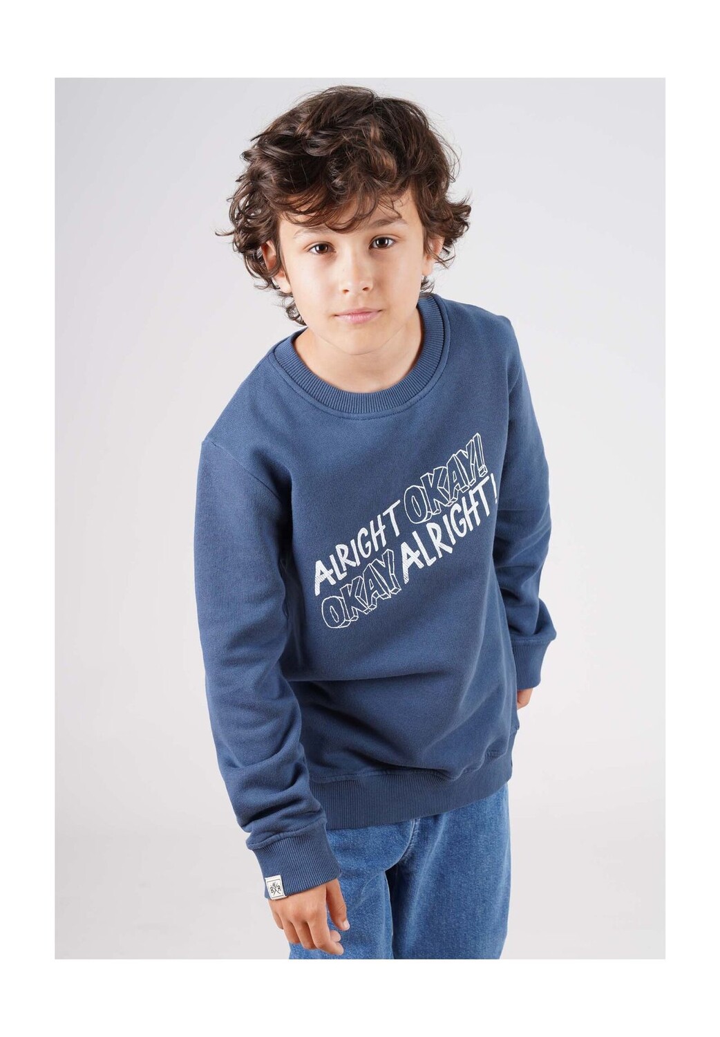 Толстовка окей Band of Rascals, синий 
Толстовка окей Band of Rascals, синий