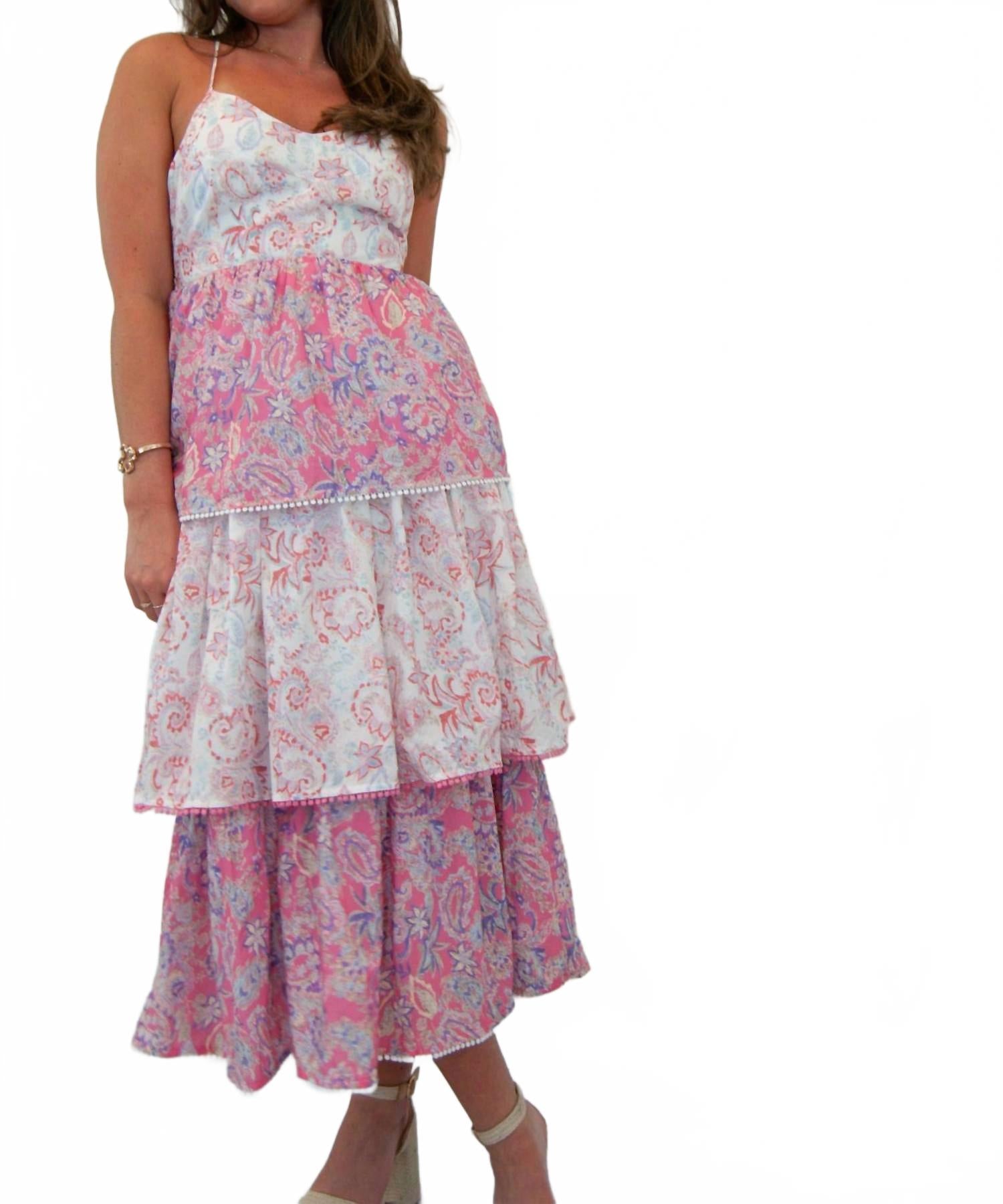 Оливия винтажное платье миди с пейсли и ярусами в мультиколоре Ultramarine
Оливия винтажное платье миди с пейсли и ярусами в мультиколоре Ultramarine