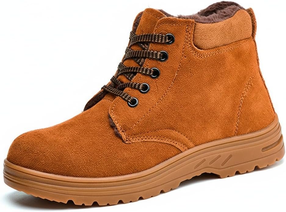 Мужские зимние ботинки FLOWERGIRR с стальным носком, термоустойчивые, проколоустойчивые, из замшевой кожи, с противоскользящей подошвой и высоким голенищем, с защитой от запаха, 818 Lined (Leather Upper & Rubber Sole)
Мужские зимние ботинки FLOWERGIRR с стальным носком, термоустойчивые, проколоустойчивые, из замшевой кожи, с противоскользящей подошвой и высоким голенищем, с защитой от запаха, 818 Lined (Leather Upper & Rubber Sole)