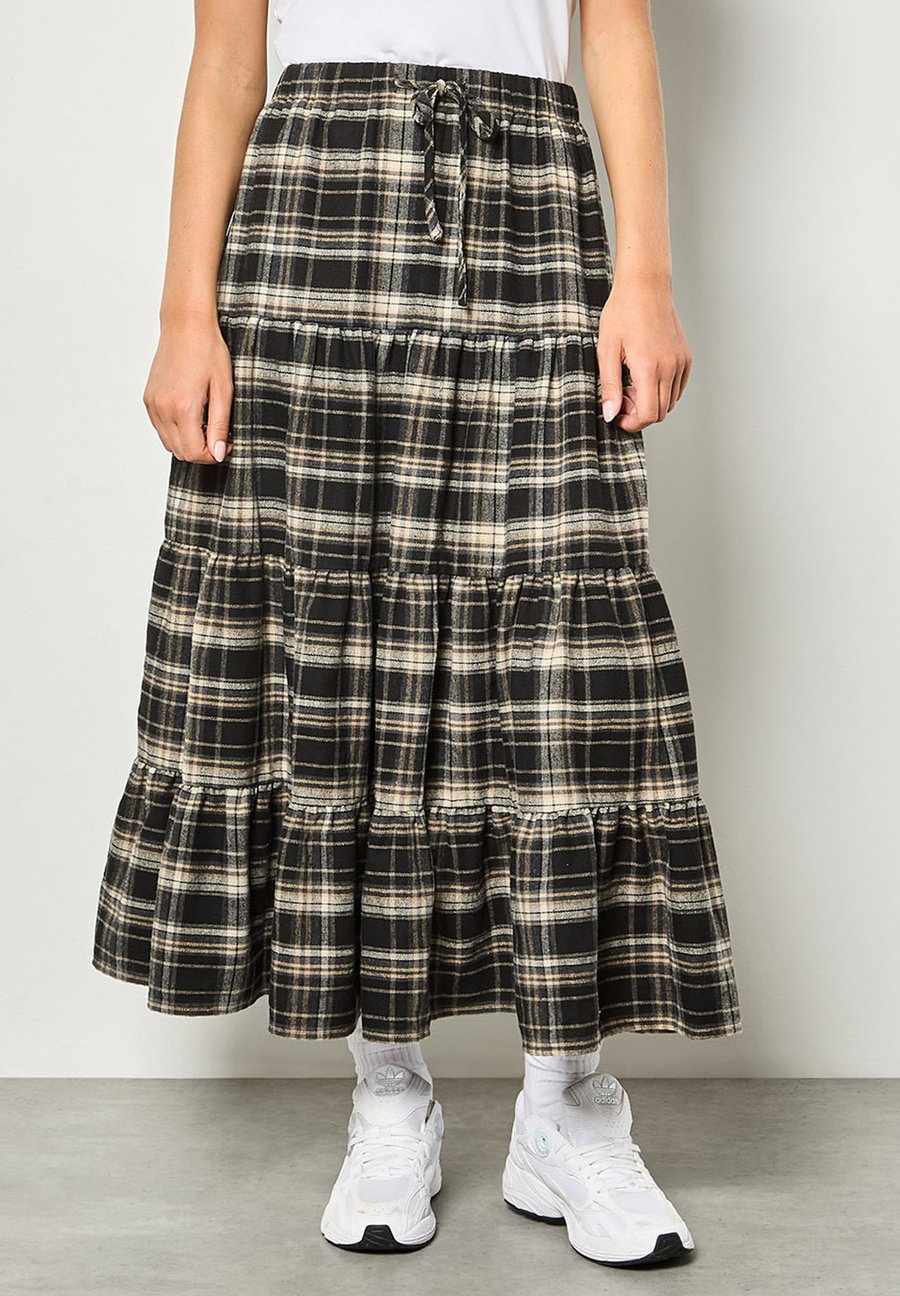 Юбка Apricot PLAID TIERED BOOHOO, Black
Юбка Apricot PLAID TIERED BOOHOO, Black