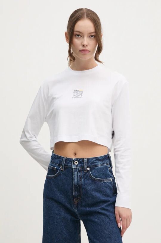 Хлопковая рубашка с длинным рукавом Red Bull Racing x Pepe Jeans, белый
Хлопковая рубашка с длинным рукавом Red Bull Racing x Pepe Jeans, белый