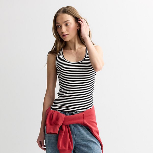 Детский риб-майка с круглым вырезом So, Black White Stripe
Детский риб-майка с круглым вырезом So, Black White Stripe