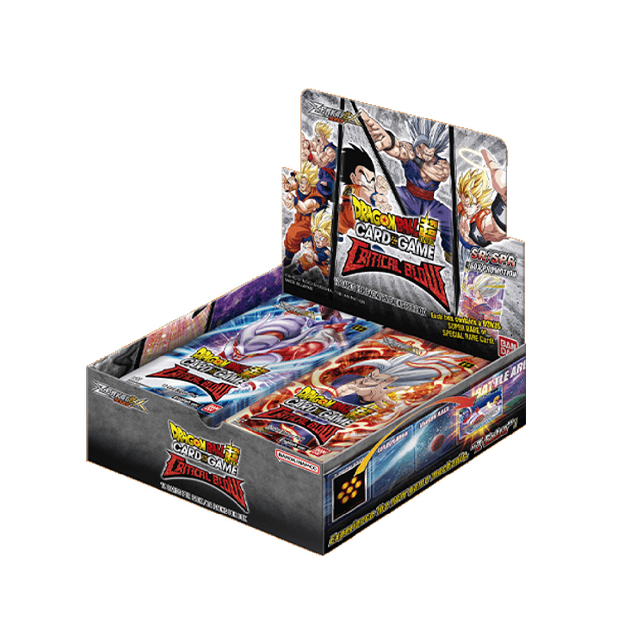 Карточная игра Dragon Ball Super TCG: Critical Blow - Zenkai Series Set 05 BT22 - Booster Box (Bulk Discounts)
Карточная игра Dragon Ball Super TCG: Critical Blow - Zenkai Series Set 05 BT22 - Booster Box (Bulk Discounts)